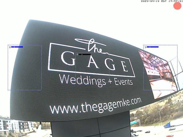 A large sign for a wedding and event venue