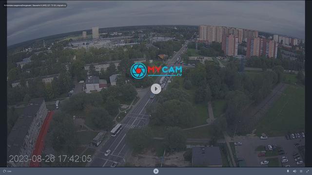 Онлайн камера на перекрёстке ул. Батарея - Букинское шоссе.