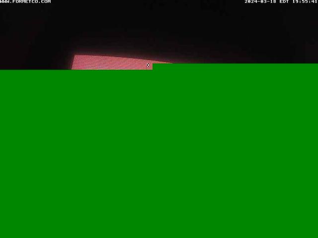 Зеленый экран с черным фоном