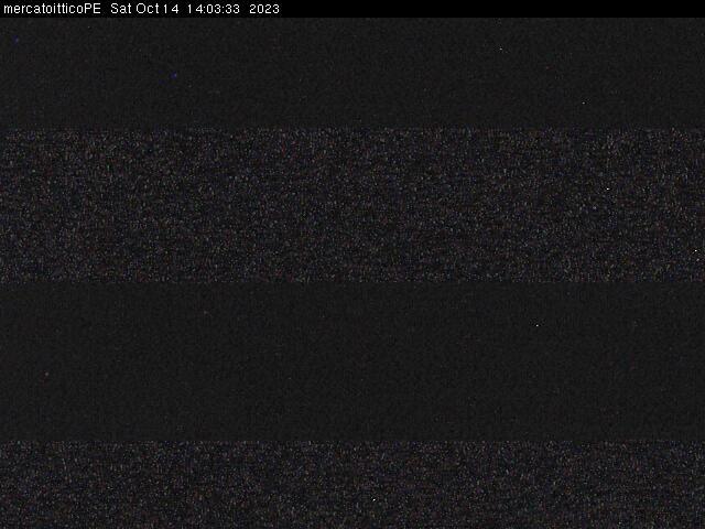 A webcam image of a black background