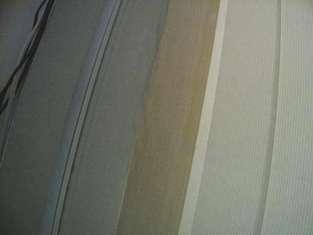 A picture of a wall that has been painted white