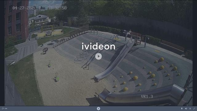 A screen shot skate park with video player