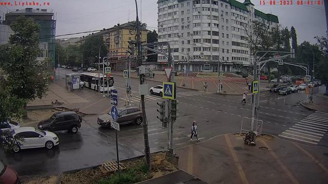 Crossroads of Sovetskaya st. and st. M. Gorky