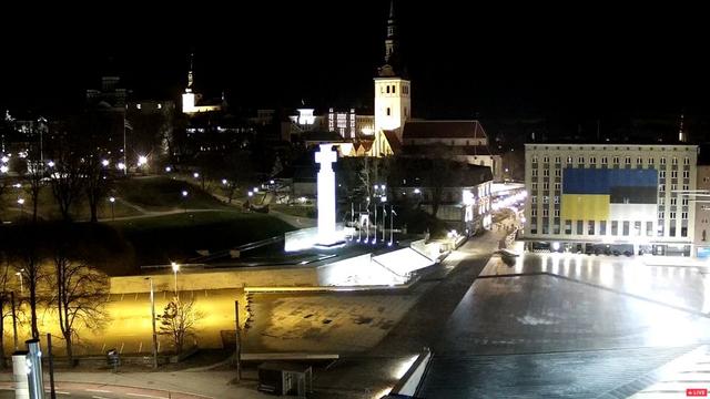View of Freedom Square and the Old Town