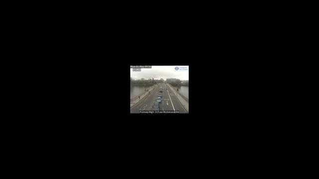 A picture of a highway taken from a car